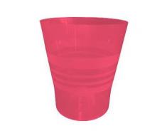 Plastkon vaso decorativo Orchid diametro 13 cm, Rosso