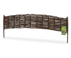 Struttura del letto Windhager curvo, 37 x 100 cm, marrone