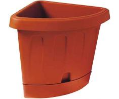 Bama Vaso angolare, Victoria, Color Terracotta, 44x44x43cm, 18 lt