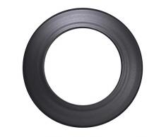 FIREFIX R120/R - Rosetta per Canna fumaria da 2 mm di Diametro, per stufe e braciere, Senotherm, Colore: Nero