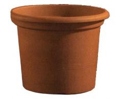 Vaso Geo Cilindrico Plastica Cm 50 Cotto 01