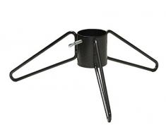 Louis Moulin 7221 - Base per albero di Natale, 41 x 41 x 14 cm, colore: Grigio martellato