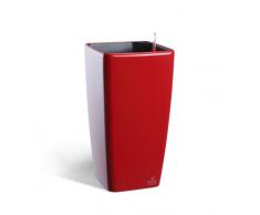 Flower lover - Fioriera Quadrata Quadrato con Impianto di Sub-irrigazione, 18 x 18 x 34 cm, 4 Colori