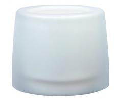 Hobby Flower Ice - Rotonda pentola con Sistema di Auto-irrigazione, 63 x 40 cm, Bianco