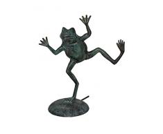 Mr Fredrik Fountain Funny Frog, 40 cm Fontana, Verde, 22x42x40 cm