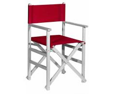 Aranaz 1550 Poltrona dritta pieghevole, Bianco