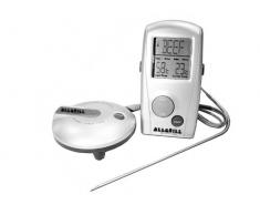 Allgrill la radio, la griglia ed il termometro da forno