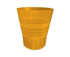 Plastkon vaso decorativo Orchid diametro 11 cm, arancione