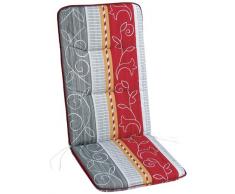 Best 05200772 - Cuscino per sedia da giardino con schienale alto, 120 x 50 x 6 cm