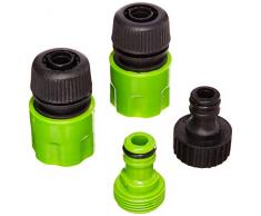 Azard - Raccordi per Tubo Giardino Set 4 Pezzi Attrezzo Giardinaggio Fai da Te