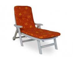 Angerer Cuscino per Sedia 60 x 190 cm, Design Corfù Terra (Senza Sedia)