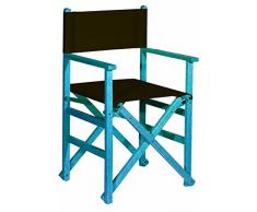 Aranaz 1627 Poltrona diritta pieghevole, Blu