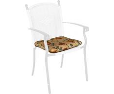 Angerer Cuscino per Sedia 42 x 42 cm, Design Città del Capo (Senza Sedia)