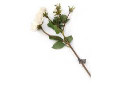 Pianta Artificiale di Stelo Singolo Punta Spray Rosa Floreale Eleganza (Pianta) 87 cm