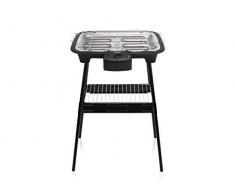 Tristar BQ-2883 Barbecue Elettrico, Acciaio, Nero