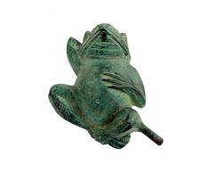 Mr Fredrik Frog Lying on His Back, 22 cm Fontana, Verde, 22x12x5.5 cm