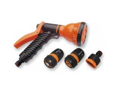 Bradas Eco 4440 Set 4 Pezzi Giardino Doccia Multifunzione con 7 funzioni di spruzzo
