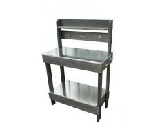 Tavolo vegetale in legno 78x38x117 cm antracite