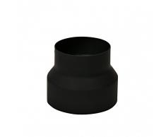 Kamino-Flam Riduttore Stufa Riduzione, Nero, 150 mm, Ø ca. 130 mm (Foro sul Muro/Tubo)