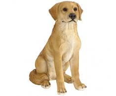 Dehner Dekofigur Golden Retriever Statuetta Decorativa, Marrone, 48 x 37 x 25 cm