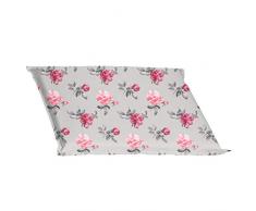 greemotion Cuscino sedia quadrato interno esterno 50% poliestere 50% cotone Palo, ca. 45 x 4 x 45 cm, spessore ca. 4 cm, motivo a rose, multicolore