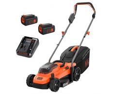 BLACK+DECKER BCMW3336L2-QW Rasaerba, 36 V, Arancione/Nero