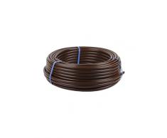 Zanvic - Tubo di irrigazione a Goccia (Senza gocciolatoio) 100 m x ø 16 mm, Marrone