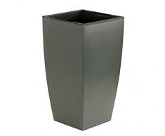 Dehner Vivere fioriera con impianto di irrigazione, Circa 57 x 30 x 30 cm, plastica, Granito