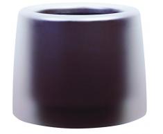 Hobby Flower Ice - Rotonda pentola con Sistema di Auto-irrigazione, 54 x 40 cm, Colore del Cioccolato