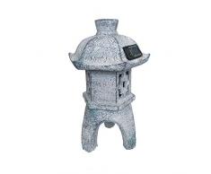 Slate & Rose 7736235 - Decorazione da Giardino con Luce Solare, Colore: Grigio