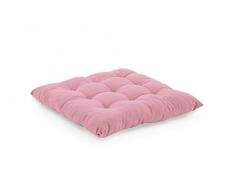 Galileo Casa 5900188 Cuscino 100% Cotone 40x40cm 600 gr Rosa c/Lacci