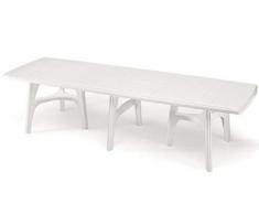 Scab Rudiano SAB002 Tavolo, multicolore, resina, rettangolare