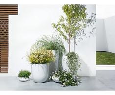 Iseo - Vaso da Giardino, 35 x 35 x 19 cm, Colore: Bianco