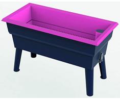 MV INDUSTRIE fioriera Calipso Mini 40L Grigio/Lampone, 3557400015228, Grigio Lampone, 81 x 39 x 50 cm, PV 001 522