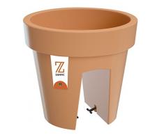 Zanvic - Vaso LoFly Railing 250, 25 x 23 cm, Terracotta 25 x 23 x 23 cm, ZA126