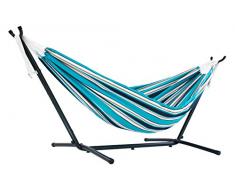 Vivere C8SUNT Combo Sunbrella Token Surfside Amaca con Stand 250cm, Multicolore