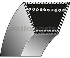 Ratioparts - Cinghia trapezoidale Tipo 1-12,7 x 1975 per Trattore Tosaerba, Colore: Verde