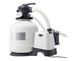 Intex 26652 Pompa a Sabbia - Flusso Acqua: 12.000 l/h, Flusso Sistema: 9.200 l/h