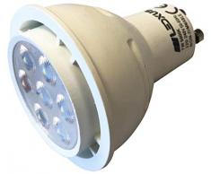 Homelux 710000 - Lampadina dicroica LED, 7 W/Gu10, 540 lm, 220 V, luce calda