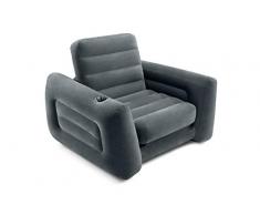 Intex 66551 Pull-out Chair Poltrona Sedia Sofa Bed Gonfiabile 117 x 224 x 66 cm