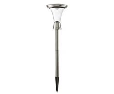 Best Season Illuminazione Solare, Torino, Argento, 13.5 x 47 x 13.5 cm, 479 – 04