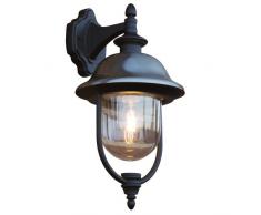 Konstsmide 7240-000 Parma Lampada da Parete, BxPxH 24x29x46 cm, 1 x 75 W, IP43, in Acciaio Inox