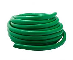 Werkapro - Tubo di irrigazione scanalato, Ø 19 mm, 20 m, Colore: Verde