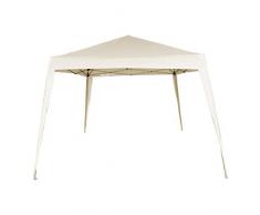 Aktive 62188 Gazebo Pieghevole, 300 x 300 x 240 cm, Crema