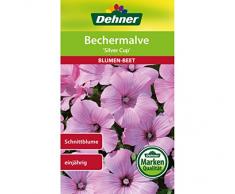Dehner Blumen-Saatgut, Bechermalve, Silver Cup, 1 g Sementi, 5er Pack (5 x 1 g)