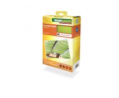 Windhager Tenda Vela Parasole per tendicorda, Protezione Solare, pergola o Giardino dinverno, 420 x 140 cm, Verde Mela, 10882