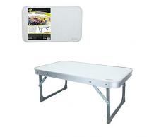 Aktive 52842 Tavolo Pieghevole Basso, 56 x 34 x 24 cm, Bianco