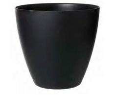 Stewart Basalt Vaso Rotondo Alto 53 cm, Nero