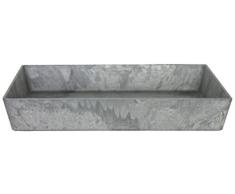 Artstone Sottovaso Ella, resistente al gelo e leggero, Grigio, 34x5cm