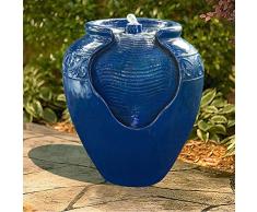 Peaktop Fontana Solare 2 Livelli con Pompa Decorazione Giardino VFD8185-EU
